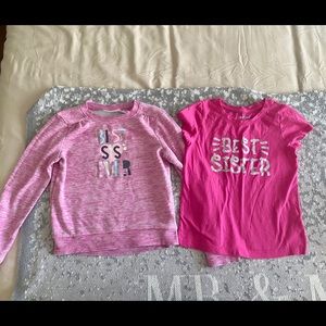 Best sister shirt and sweat shirt